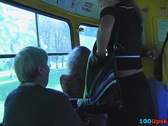 One of the cooles upskirts on bus