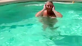 PAWG in a Vegas pool