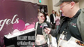 PORN MALLORY MANEATER with Jiggy Jaguar AEE 2019 Las Vegas NV