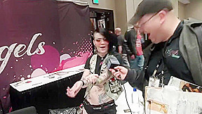 PORN MALLORY MANEATER with Jiggy Jaguar AEE 2019 Las Vegas NV