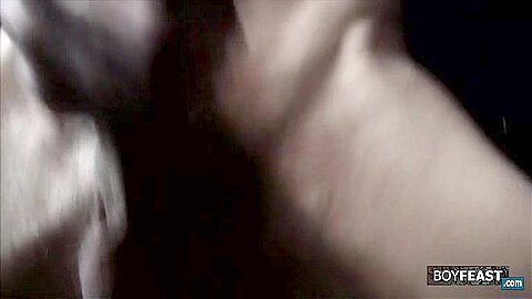POV Bareback Buddies Unload Together! - Trace Van De Kamp & Blake Mast