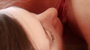 Pale lesbians lick and rub each other's coochie