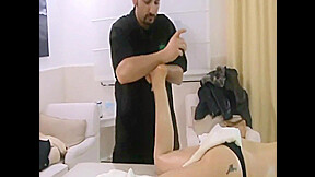 Passionate Sexy Boobs Milf Enjoying Body Oil Massage By Her Private Masseur U011