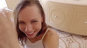 Perfect Brunette Babe Gets Buttfucked