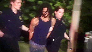 Perverted miilf cops chase dude in dreads after trying to steal a car