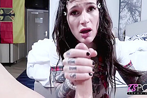 Petite Trans student 18+ Gets Slutty With Luna Snow
