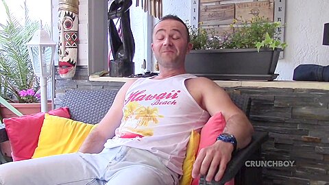 Philip Fucked Bareback In The Garden By 2 Boys - StraightBoysFuckGay
