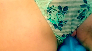 Picking out panties & dildo riding