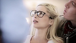 Piper Perry is a nerdy and horny fucktoy for these guys