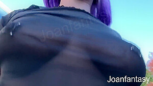 Playing With My Glass Dildo Behind The Mall Parking Lot