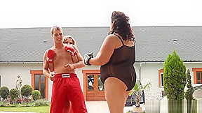 Plumper lingerie bbws pussyfucking in trio