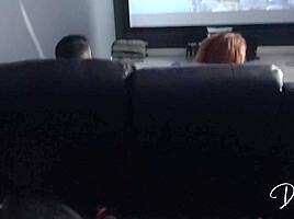 Pov Cinema Fuck! My Mates Little Step sister Sucks & Fucks In Public!!