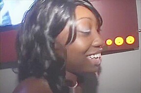 Pretty Eyes Ebony Sucks Cocks Of All Colors In Glory Hole