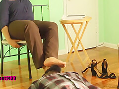 Preview- New Hire Gets Foot Gagged And Foot Smothered By Bossy Employer
