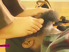 Preview- New Hire Gets Foot Gagged And Foot Smothered By Bossy Employer