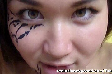 Private webcam session with a crazy asian girl