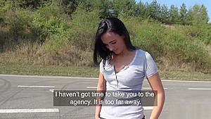 Public Agent Firm assed hottie loved getting fucked outdoors