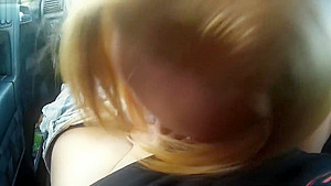 Public Blowjob - I cum in her mouth Tinder date sucks me dry