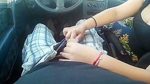 Public Blowjob - I cum in her mouth Tinder date sucks me dry