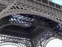 Public Fmf Threesome Next To The Crowdy With Eiffel Tower