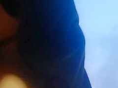 Public Upskirt Anal Plugged With Crotchless Panties & Car Fuck