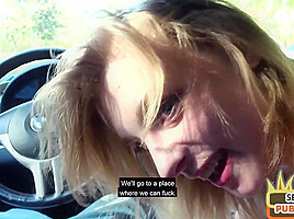 Public skinny amateur fucked outdoor in car by sex date