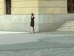 Public upskirt flashing