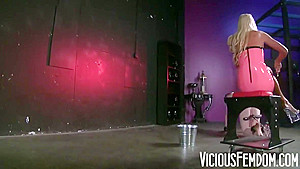 Pulling Her Mistress By His Balls
