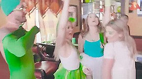 Quinton James drops his big load over slutty teens 18+ hungry mouth