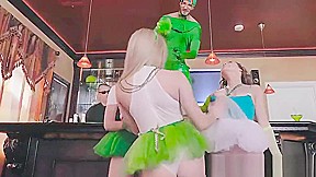 Quinton James drops his big load over slutty teens 18+ hungry mouth