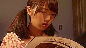 Racy Japanese teenage whore Tsuna Kimura performing in incredible masturantion