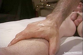 RaunchyTwinks Video: Hot Massage Turns Into Wild Fuck