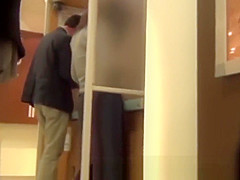 Real Japanese babes filmed up skirt by naughty