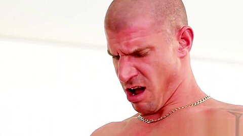 Real stud gets cum shower