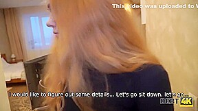 Red Haired Waitress Delays Debt And Fuck Pric
