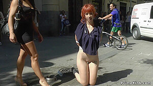 Redhead Gets On The Streets