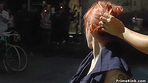 Redhead Gets On The Streets