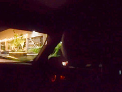 Redhead in Car Backseat Secret Bad Dragon Tako Dildo Fuck