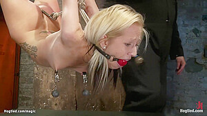 Rene Phoenix In Suspended And Ass Hooked Blond