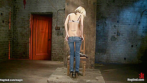 Rene Phoenix In Suspended And Ass Hooked Blond