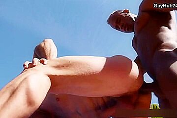 Ridder Rivera And Damien Crosse - Nothing Better Than Muscular Hunks Barebacking Under The Sun