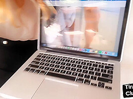 SPH solo blonde babe humiliates small cocks in dirtytalk vid