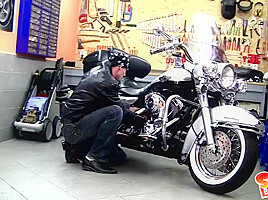 Sabrina Blond - Fucked Fast And Deep By Biker