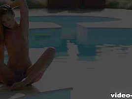 Sabrisse in Poolside Seduction