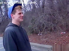 Sam Tyson Handles Two Black Cocks
