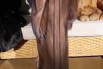 Sasha in the Fur Studio