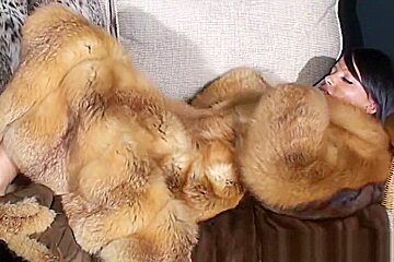 Sasha in the Fur Studio
