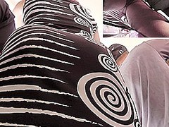 Sassy lace panty up milfs petticoat