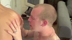 Scally boy sneakers humiliation in the kitchen - CrunchBoy