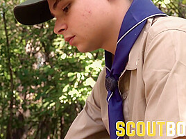 ScoutBoys Cute scouts in full uniform raw fuck in public